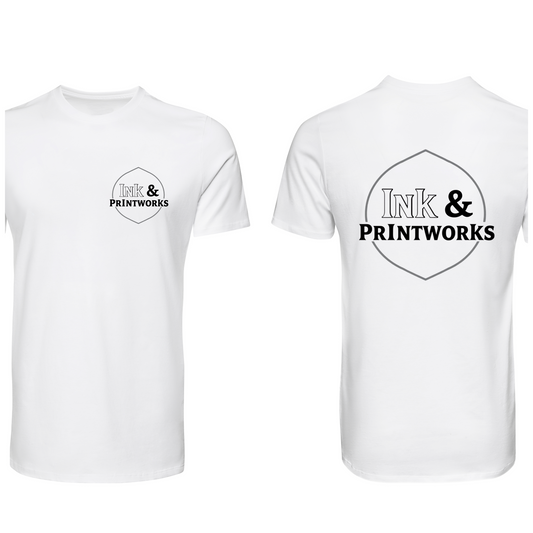 Custom Front & Back Print T-Shirt – Gildan G640 Softstyle White Tee | Upload Your Artwork
